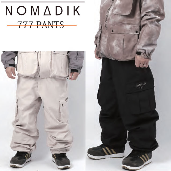【新品・未使用】ノマディック 777PANTS ベージュ NOMADIK ノマディック 777 PNT BEIGE 24-25 ウエア メンズ