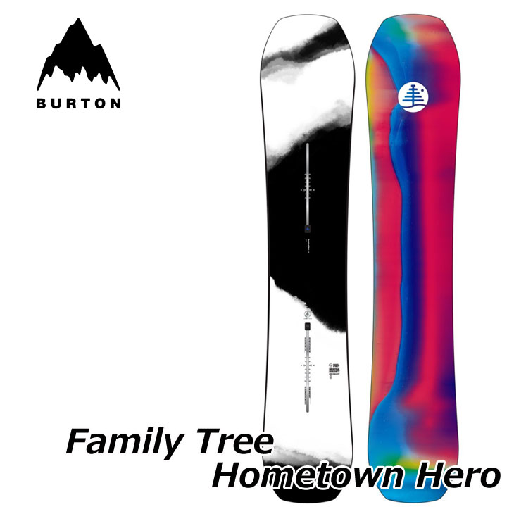 24-25 BURTON バートン スノーボード Unisex Family Tree Hometown Hero Board ホームタウン主人公 【日本定め事品】ship1【返品カテゴリー化OUTLET】