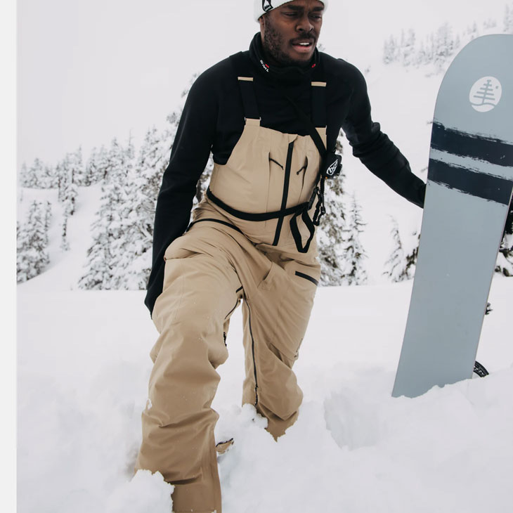 23-24 BURTON バートン メンズ スノーボード ウエアー Freebird GORE TEX 3L Stretch Bib Pants ビブパンツ ship1【返品カテゴリー化OUTLET】
