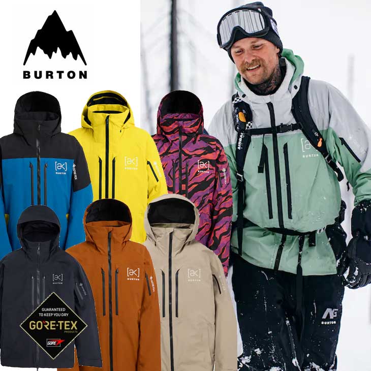 25-26 BURTON WEAR メンズ Men\u0027s [ak] Swash GORE TEX 2L Jacket スウォッシュ 上衣  ship1【返品カテゴリー化OUTLET】 スノーボード用ウェア-ジャケット