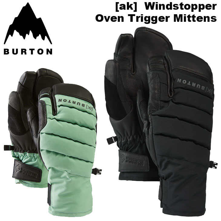 25-26 BURTON バートン 地球儀 スノボ [ak] Windstopper Oven Trigger Mittens 銃の引き金 ミトン   ship1