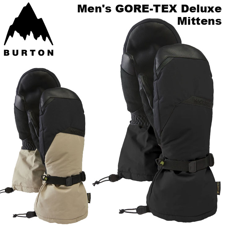25-26 BURTON バートン グローブ スノボ Men's GORE-TEX Deluxe Mittens ゴアテックス デラックスミトン ミット ship1【返品種別OUTLET】｜フレアボードショップ店