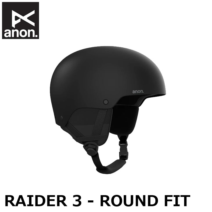 24-25 ANON ヘルメット スキー スノーボード RAIDER3 レイダー ラウンドフィット ship1【返品種別OUTLET】