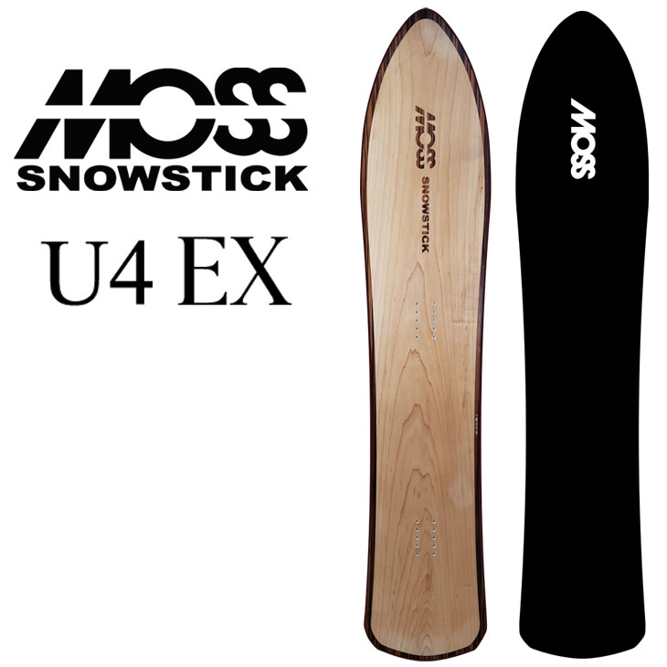 26-27 MOSS SNOWSTICK モス スノースティック U4 EX 黒色火薬 スノーボード 板 取っておく売りわたす品 11月入荷予定を組む ship1