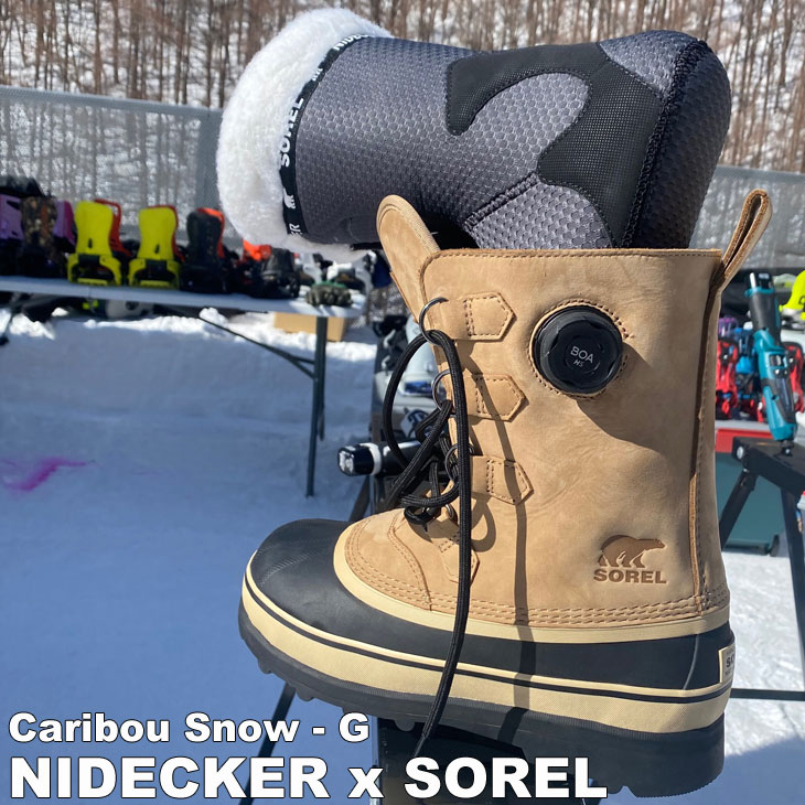 26-27 NIDECKER x SOREL ナイデッカー ソレル ブーツ ボア Caribou Snow-G 苛性カリブー スノーブーツ 取って置く売りわたす品 11月入荷予定を組む ship1