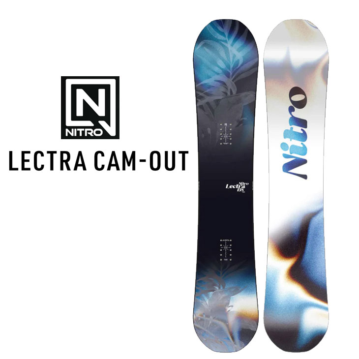 24-25 NITRO ナイトロ スノーボード 板 レディース 【LECTRA CAM-OUT】レクトラ カムアウト ship1【返品種別OUTLET】