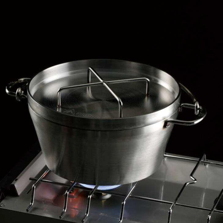 SOTO ソト クッキングツール 調理器具 ステンレスダッチオーブン ８インチ【ST-908 】ship1｜フレアボードショップ店