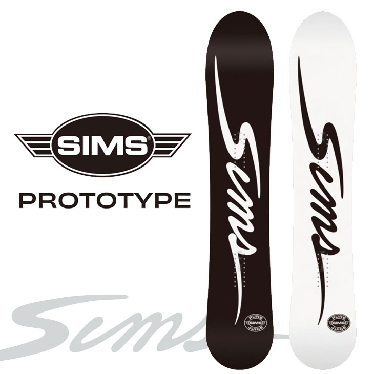 26-27 SIMS シムス スノーボード スノボ 板 無償性表現スタイル 黒色火薬【PROTOTYPE】基本形取っておく売りわたす品 11月入荷予定を組む ship1