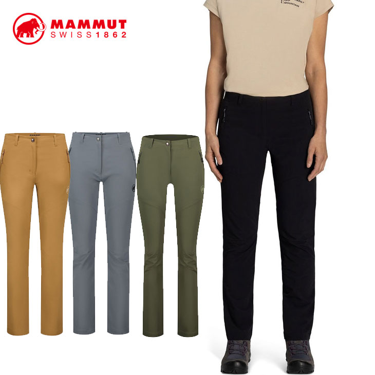 【取り寄せ品】MAMMUT マムート レディース トレッカーズ 3.0 ホンブルグ帽甲殻 ズボン下 【Trekkers 3.0 SO Pants AF Women 】 長ズボン 1021-00811 定め事品 ship1