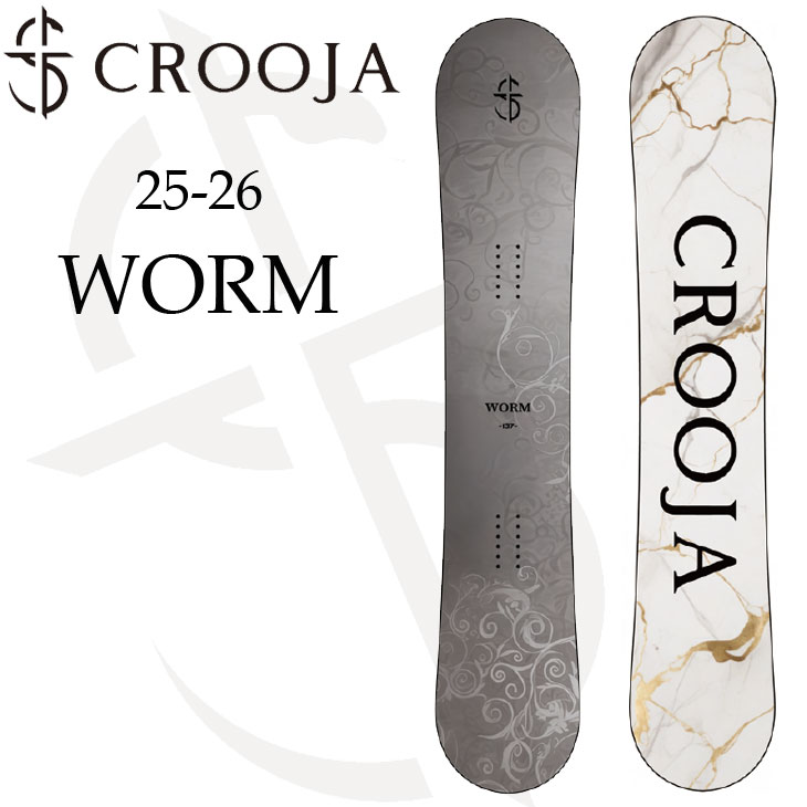 早いもの勝ちです　グラトリ専用　CROOJA WORM 148cm 楽天市場】25-26 CROOJA クロージャ 予約受付開始!! WORM ワーム