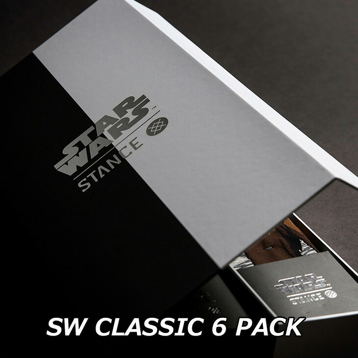 STANCE スタンス STARWARS×STANCE 公式コラボレーションソックス CLASSIC 6 PACK ship1