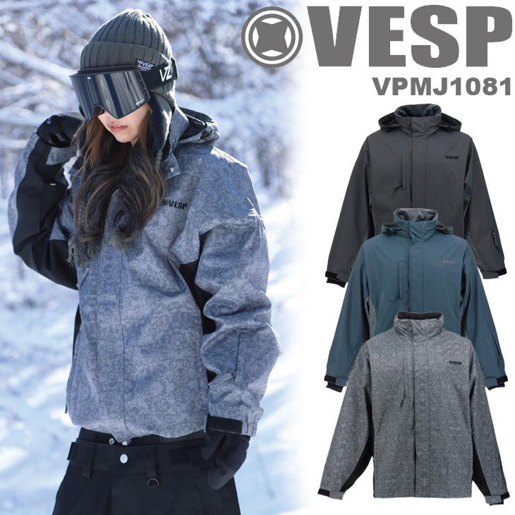 26-27 VESP べスプ スノボ ウェアー メンズ レディース VPMJ1081 Arabesque Jacket 上衣 取っておく売りわたす品 11月入荷予定を組む ship1