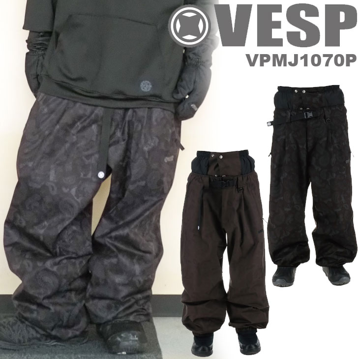 26-27 VESP べスプ スノボ ウェアー メンズ レディース VPMJ1070P Animal Paisley Wide Jogger Pants ズボン下 取っておく売りわたす品 11月入荷予定を組む ship1