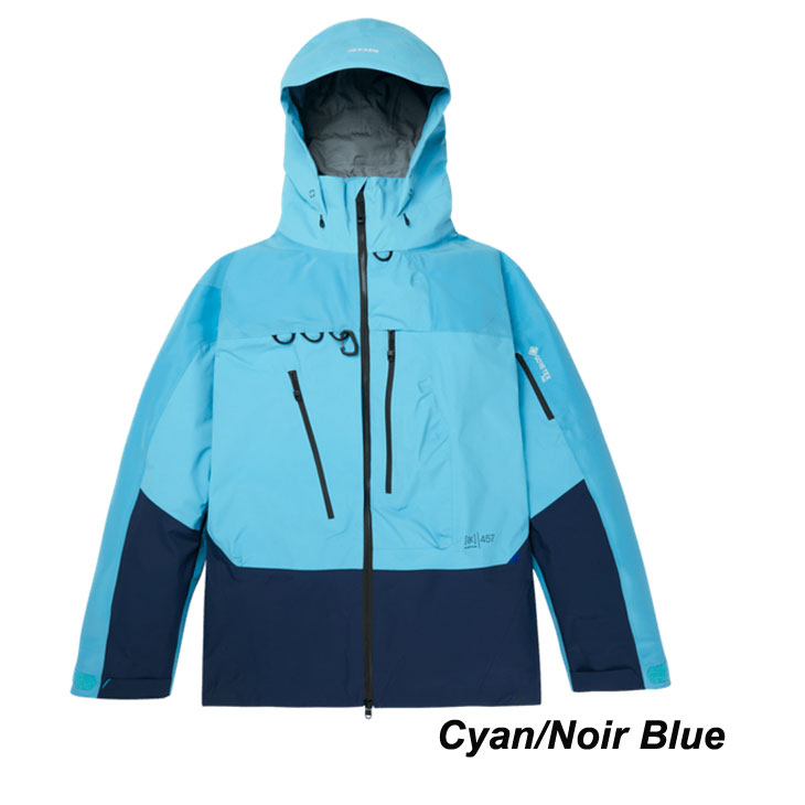 AK457Guide Jacket CYAN BLUEバートン サイズM