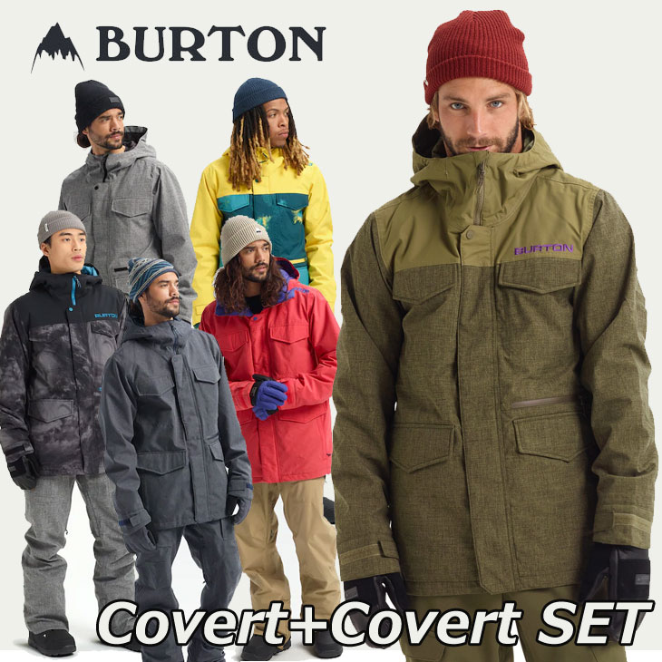 楽天市場 19 Burton バートン メンズ スノーボード ウエア 上下セット Covert Jacket Covert Pant Ship1 返品種別outlet Flea フレア