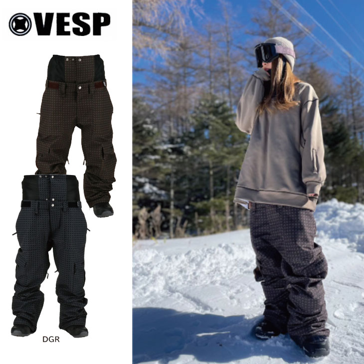 楽天市場】23-24 VESP SNOW WEAR ベスプ スノー ウエアー パンツ 