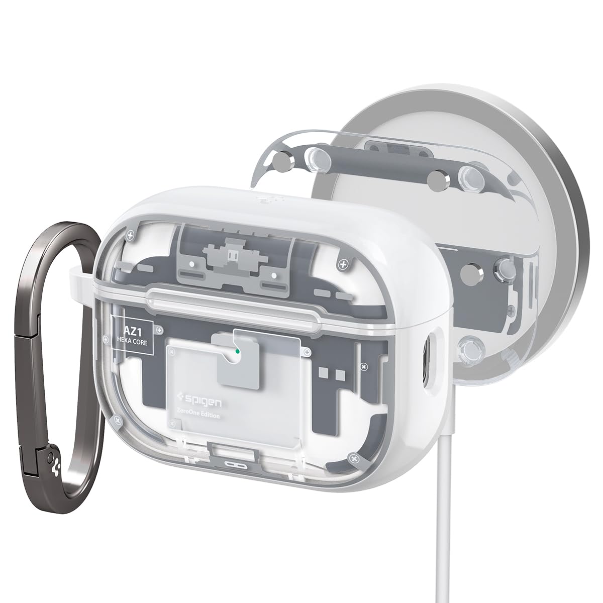 【美品】AirPods Pro 第2世代 A2698 spigenケース付き 美品】AirPods Pro 第2世代 A2698 spigenケース付き Amazon.co.jp