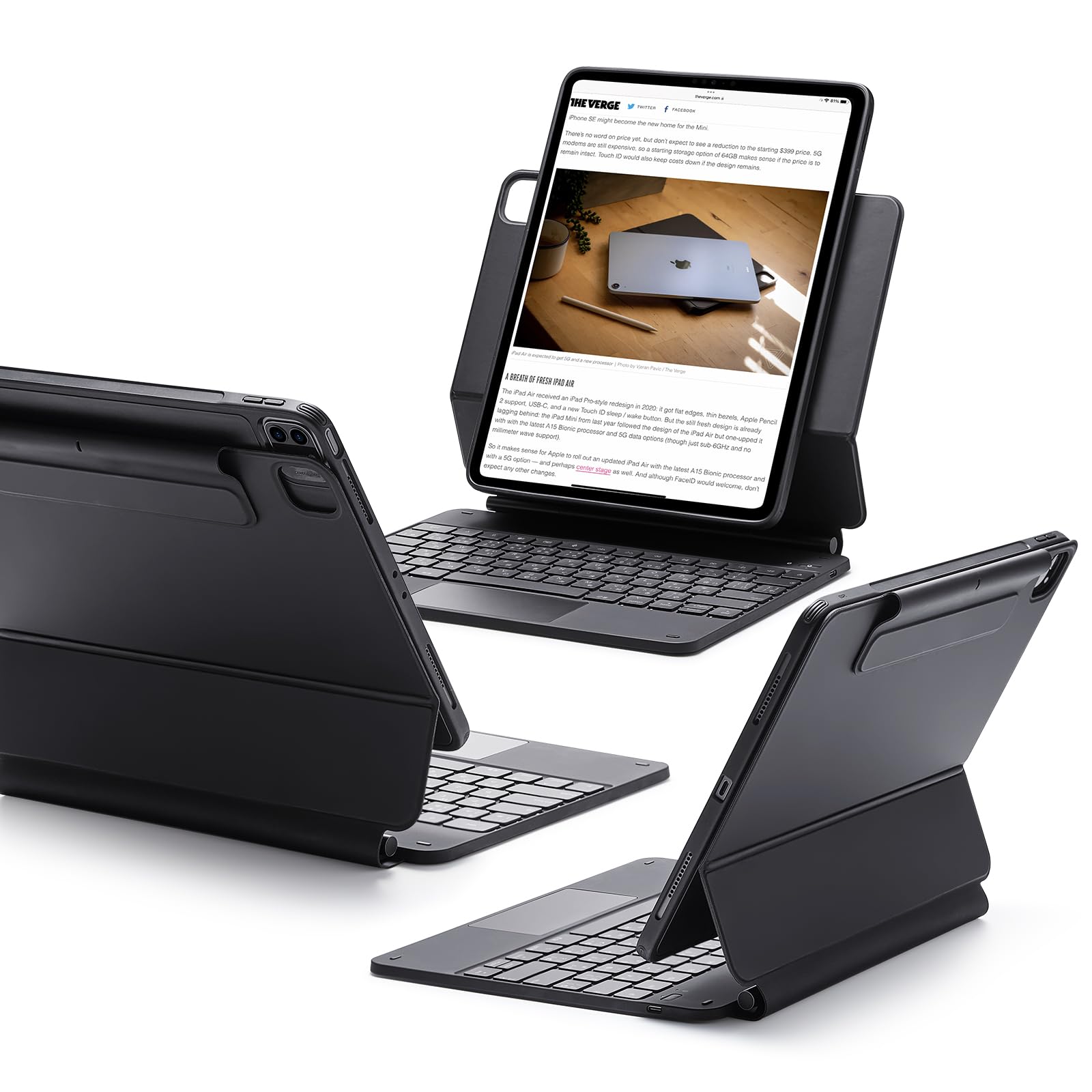 楽天市場】日本語マジックキーボード ESR iPad キーボードケース iPad