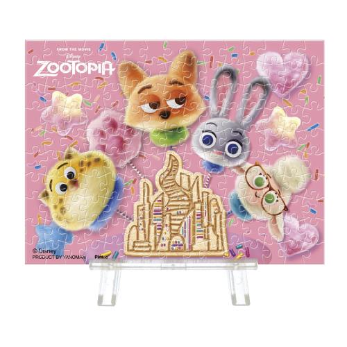やのまん(Yanoman) 150ピース ジグソーパズル プチパリエクリアシリーズ ディズニー Disney ズートピア コットン・キャンディ (7.6x10.2cm) 2308-47 ピース請求はがき イーゼル付き画像