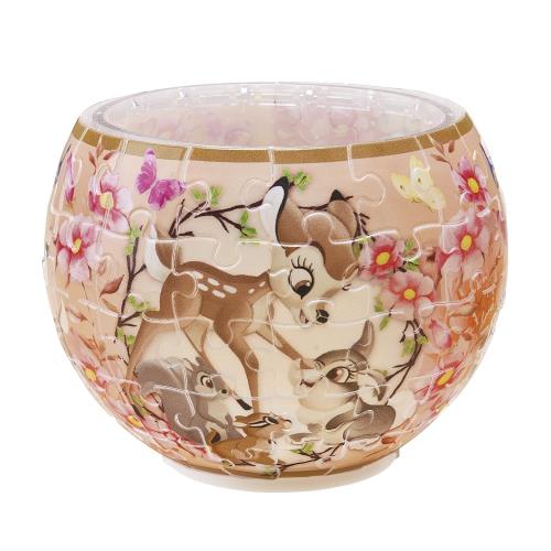 やのまん(Yanoman) 80ピース ジグソーパズル ランプシェードパズル ディズニー Disney ディズニー スイート クラシックス バンビ (10x14.7cm) 2201-79 ピース請求はがき 専用LED台座付き画像