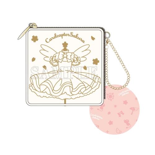 ティーズファクトリー カードキャプターさくらスクエアポーチ クロウカード H100×W100×D20mm CS-5581511CW画像