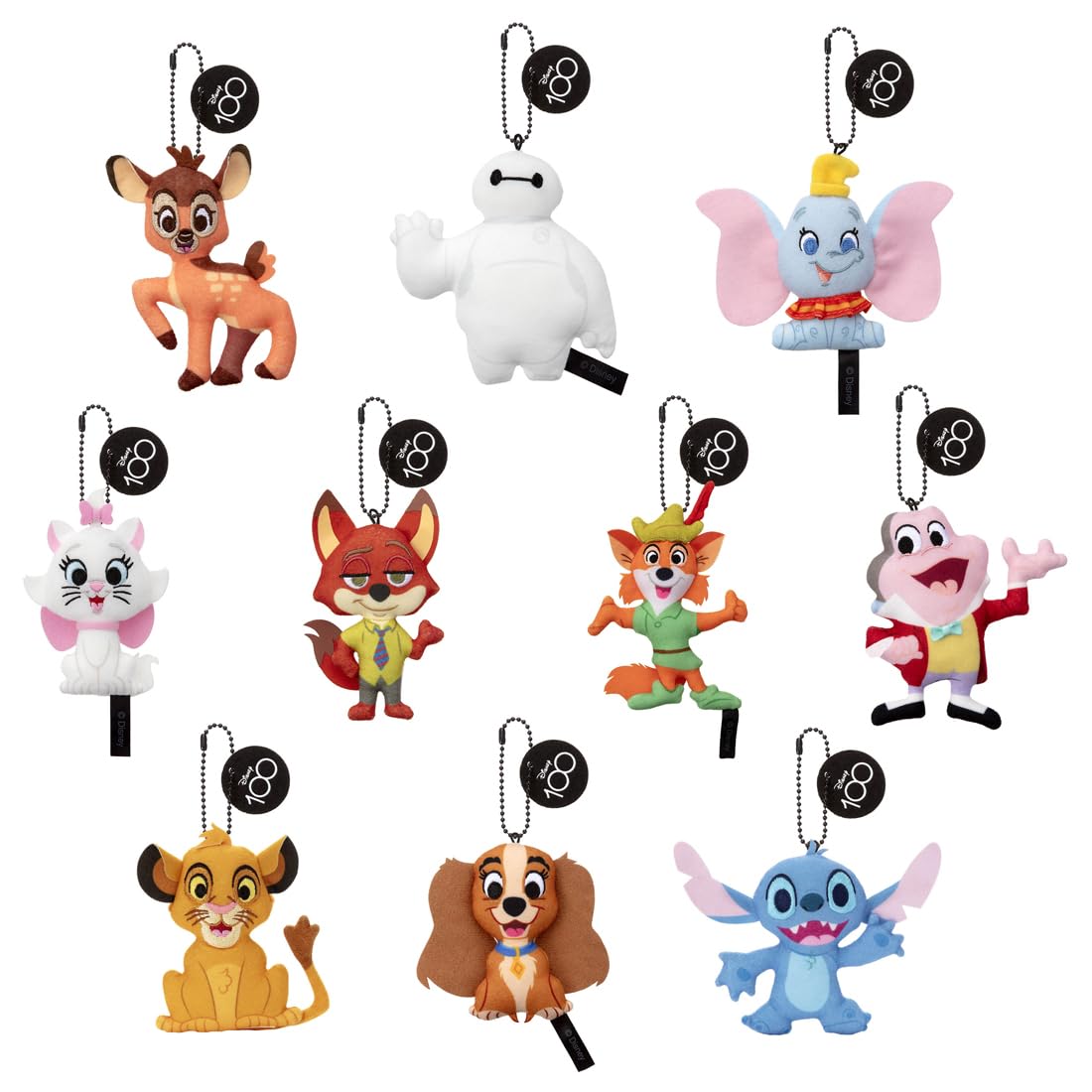 ディズニー　ぬいぐるみ　マスコット　まとめ売り ミッキーやプーさんにスティッチも！ディズニーアニメの人気者が