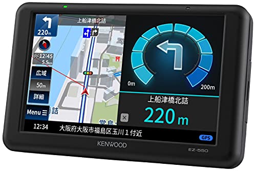 楽天市場】KENWOOD ケンウッド ポータブルナビ 7V型 EZ-750/2021年