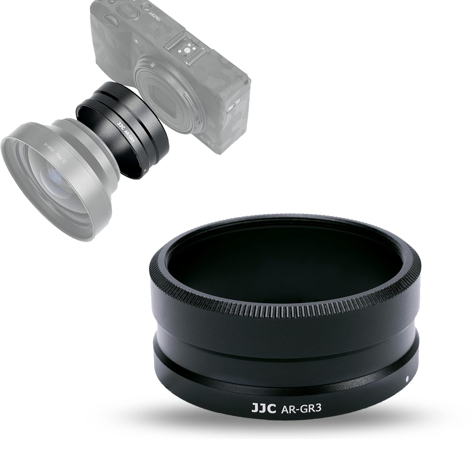 楽天市場】JJC GA-1 レンズアダプター Ricoh GW-4 ワイド