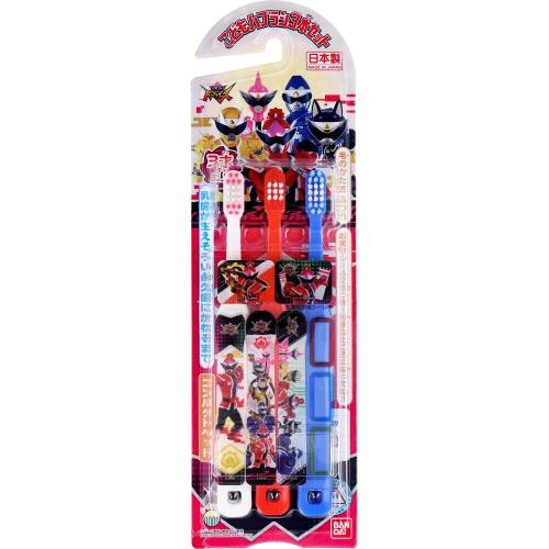 こどもハブラシ3本セット 暴太郎戦隊ドンブラザーズ画像