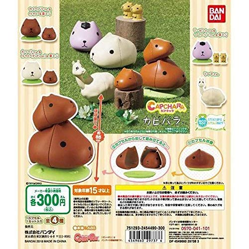 カプキャラ カピバラさん ［全4種セット(フルコンプ)］画像