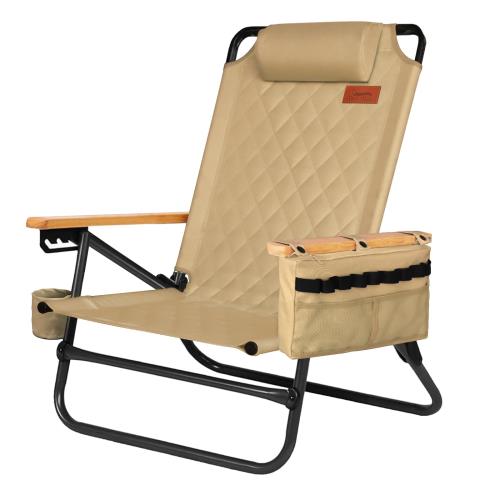 楽天市場】DesertFox キャンプチェア リクライニングローチェア