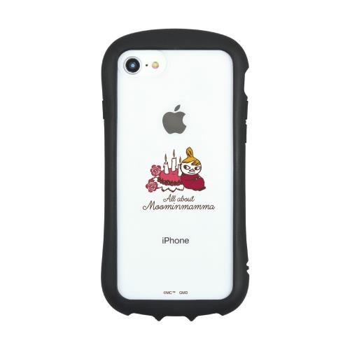 グルマンディーズ ムーミン All about Moominmamma iPhone SE (第3世代/第2世代) / 8 / 7 / 6s / 6 (4.7インチ) 対応 ハイブリッドクリアケース リトルミイ MMN-199A画像