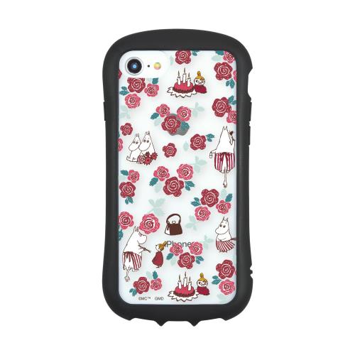 グルマンディーズ ムーミン All about Moominmamma iPhone SE (第3世代/第2世代) / 8 / 7 / 6s / 6 (4.7インチ) 対応 ハイブリッドクリアケース 総柄 MMN-199B画像