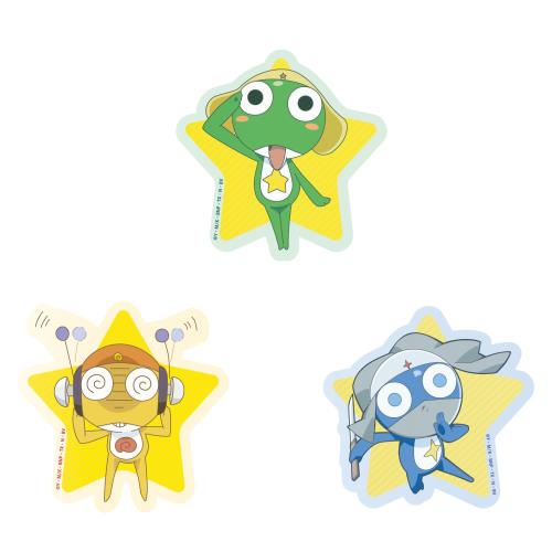 グルマンディーズ ケロロ軍曹 キャラスタムステッカー ケロロ・クルル・ドロロ BKG-02B画像