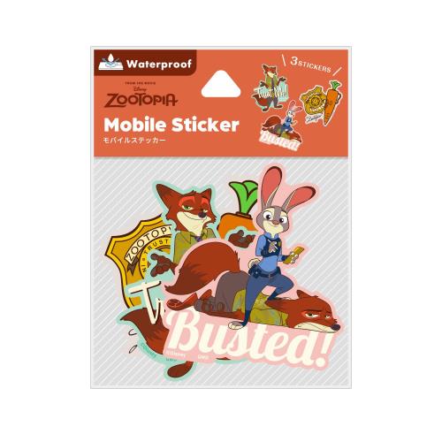 グルマンディーズ ディズニーキャラクター ／ モバイルステッカー ズートピア DNG-200NC画像