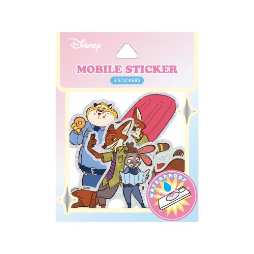グルマンディーズ ディズニーキャラクター、ピクサーキャラクター ／ モバイルステッカー ズートピア DNG-287NC画像