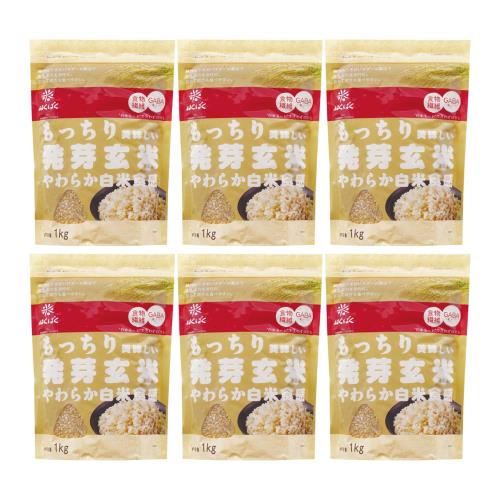 はくばく もっちり美味しい発芽玄米 1kg×6袋