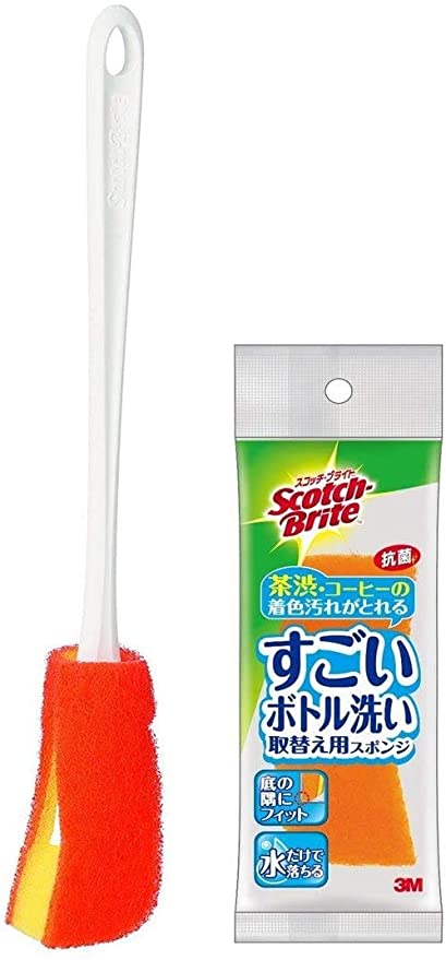 割引も実施中 スリーエム スコッチ・ブライト すごいボトル洗い MBC-03K-R 取替え用スポンジ 1個 スポンジ・たわし・ブラシ 