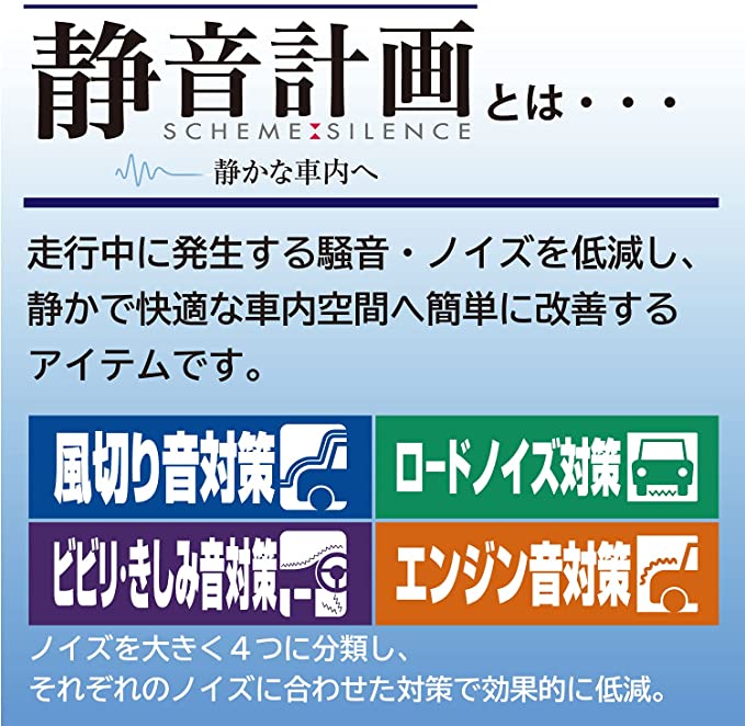 エーモン Amon 静音計画 ロードノイズ低減マット リア用 車用フロアマット デッドニング 約480 1300mm 厚さ約3mm 1枚 4815 黒 Deerfieldtwpportage Com