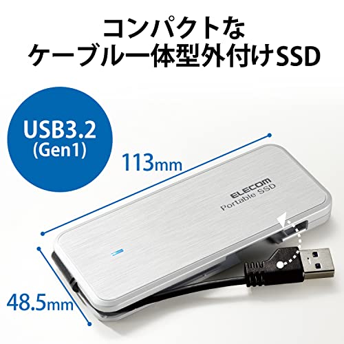 人気本物保証】 エレコム 外付け ポータブルSSD データ復旧サービス