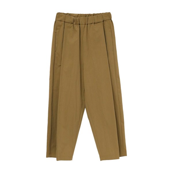 コットンナイロンタックパンツ 【Squady|スカディ】 レディース ボトムス ワイドイージーパンツ ウエストゴム ドロスト 9分丈 クロップド丈 テーパード ピーチスキン ポケット ロング丈 通勤 オフィス トラッド 2026SS 春夏新作 手洗い可
