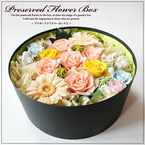 花＊花　箱無し価格 プリザーブド】華額 (はながく)/ZY005300 - 花材通販はなどんやアソシエ