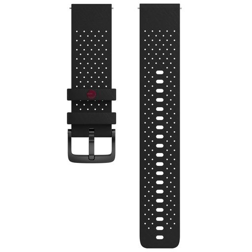 POLAR(ポラール)シリコンリストバンド22mmナイトブラックS-L910108907