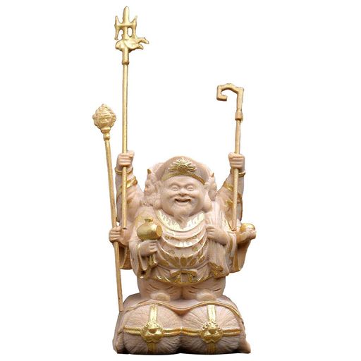 夢叶えの六宝地蔵 楽天市場】置物 木彫り 仏像 お地蔵さん 十徳夢叶え地蔵尊 葉偉