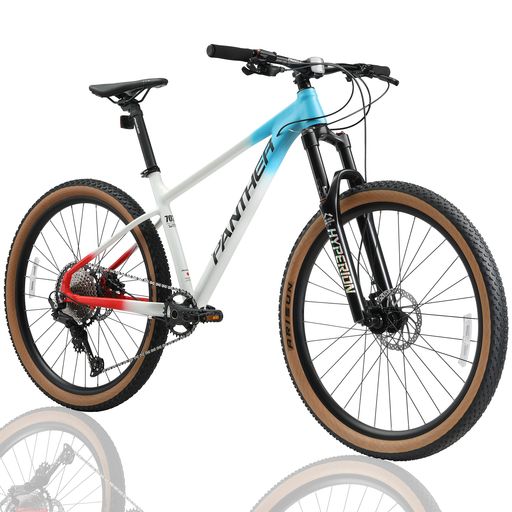 PANTHER(パンサー) レーシング マウンテンバイク自転車 オフロード MTB 27.5inch 軽量アルミフレーム Shimano12速 スルーアクスル車輪方式 内蔵ケーブル リモートエアサスペンション 油圧ディス&hellip;｜fleurette 65,458円