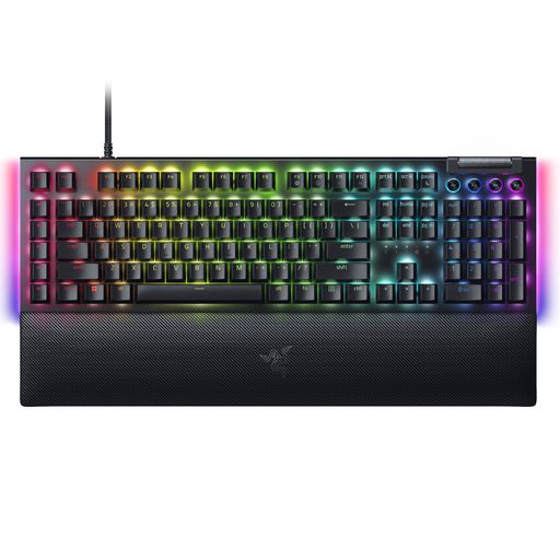 Razer レイザー BlackWidow V4 Green Switch 6個の専用マクロ命令手懸かりと手段手懸かりにより殊のほかな命令することやショートカットが打ち立てる能力のあるな有線ゲーミングキーボード アンダーグロー Chroma RGB 機械的…