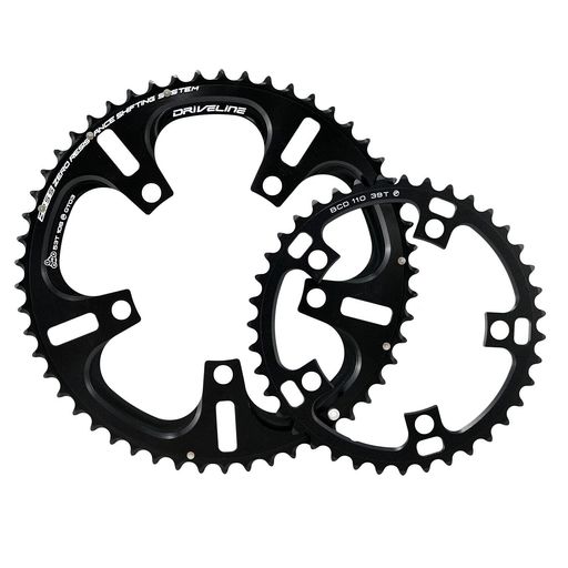 DrivelineCNC7075AlloyChainringSetRoadBike53-39T10SpeedBCD110mmDR2245