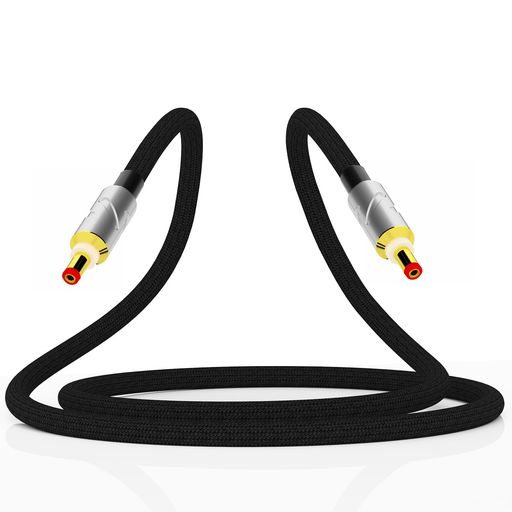 MonosaudioDCオーディオ用電源ケーブル5.5mmx2.5mm12V0.5Aオーディオ用電源コード4N99.998%高純度OFC純銀HiFiオーディオケーブル延長コード電源プラグac電源コード