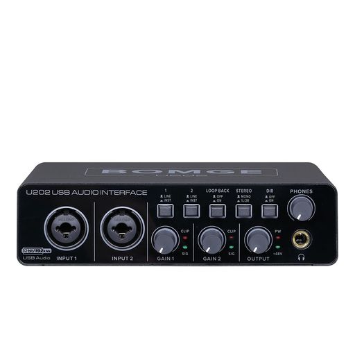 楽天市場】BOMGE U202 USBオーディオインターフェイス、マイク