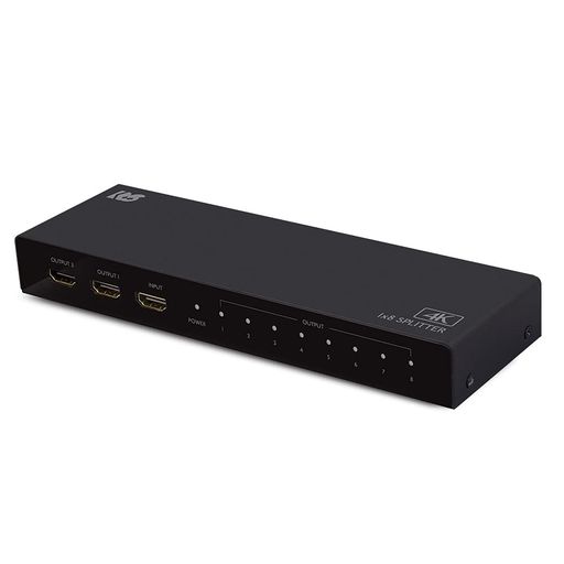ラトックシステム4K60Hz1入力8出力HDMI分配器RS-HDSP8P-4KA